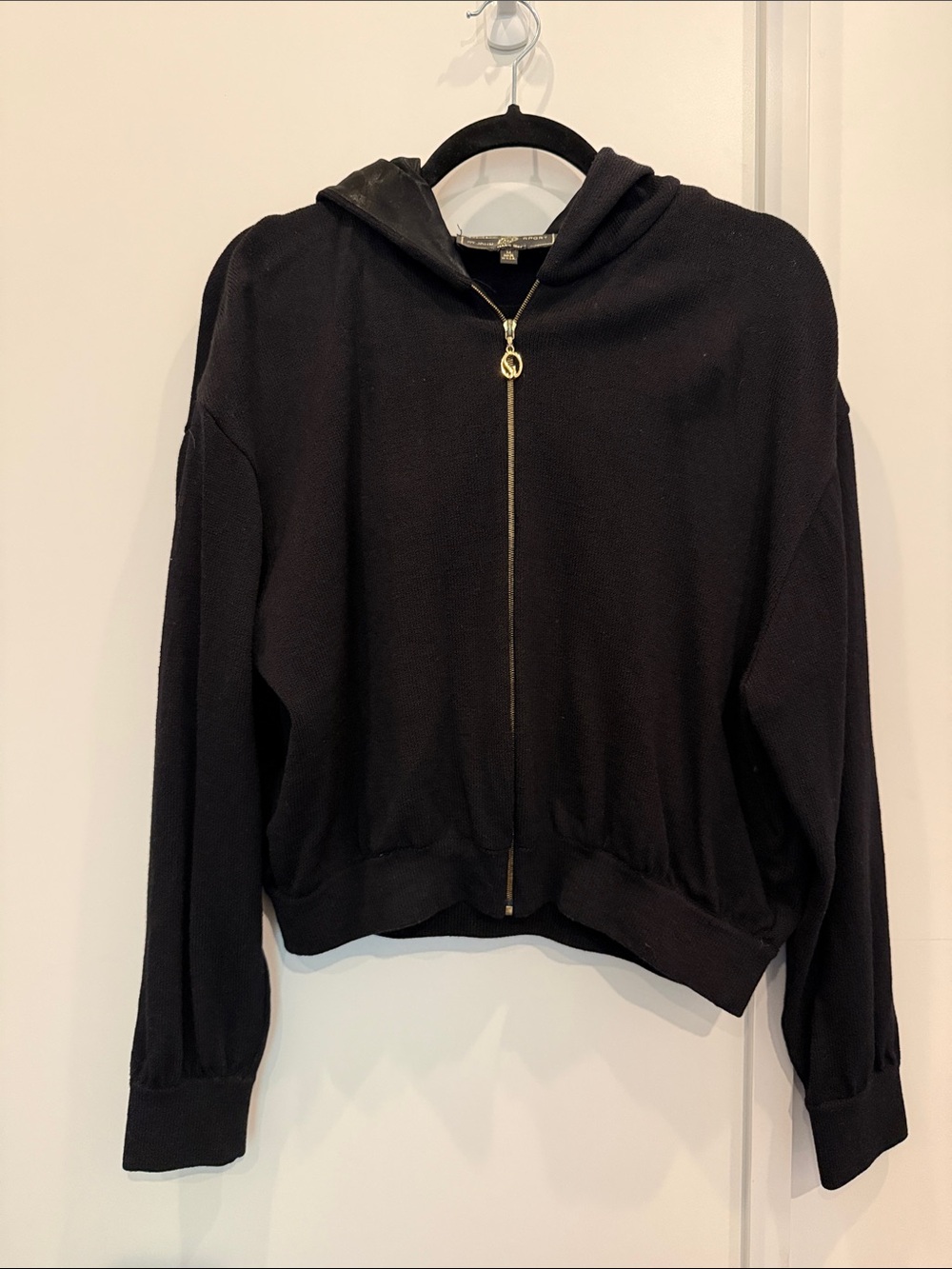 St. John Vintage Zip Up Wool Sweater